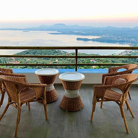 House Tanna Of Villa Intaba Spectacular Sea Views Corfiot Riviera Spartilas Corfu Island Greece Close To Ipsos Beach Spartylas Exterior photo