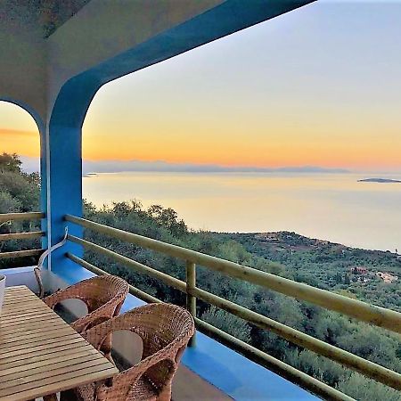 House Tanna Of Villa Intaba Spectacular Sea Views Corfiot Riviera Spartilas Corfu Island Greece Close To Ipsos Beach Spartylas Exterior photo