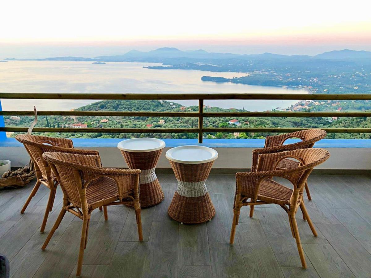 House Tanna Of Villa Intaba Spectacular Sea Views Corfiot Riviera Spartilas Corfu Island Greece Close To Ipsos Beach Spartylas Exterior photo