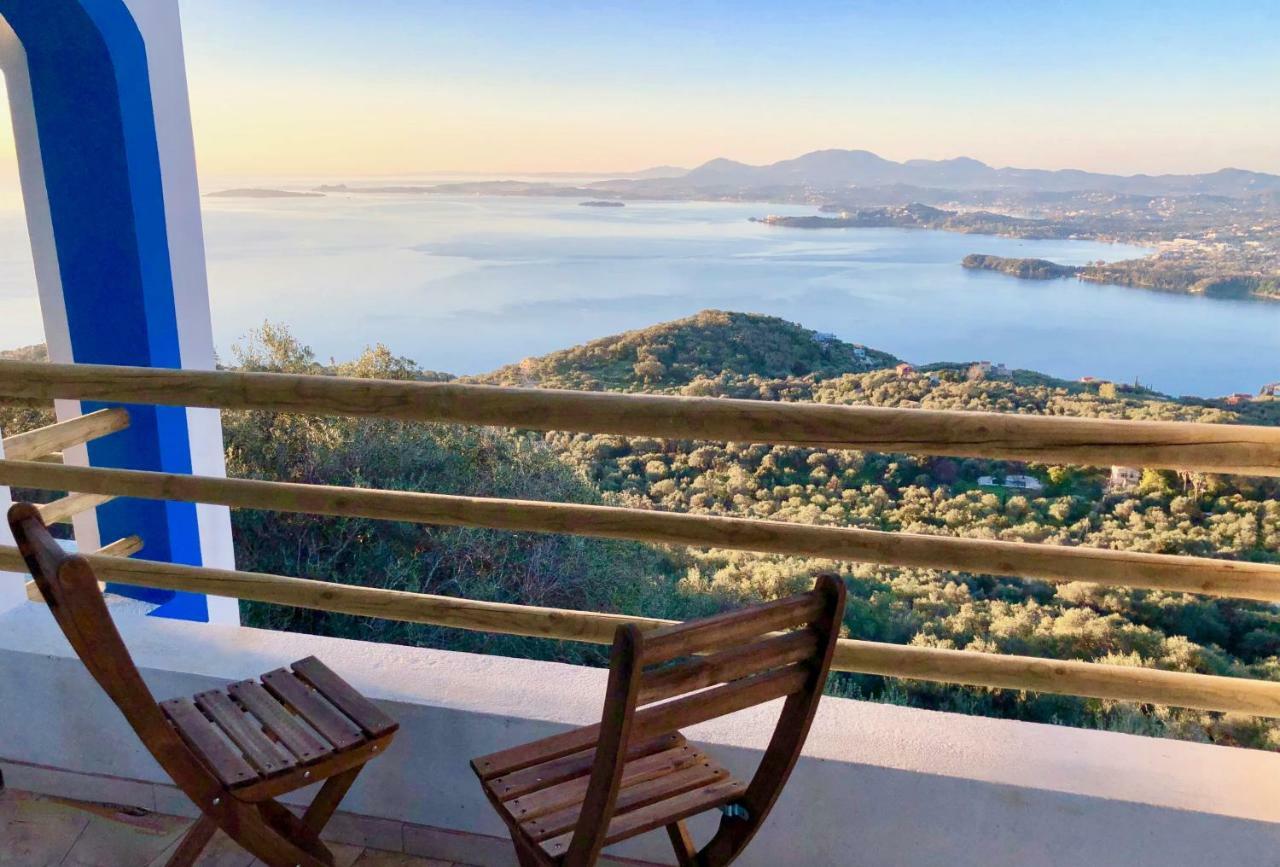 House Tanna Of Villa Intaba Spectacular Sea Views Corfiot Riviera Spartilas Corfu Island Greece Close To Ipsos Beach Spartylas Exterior photo