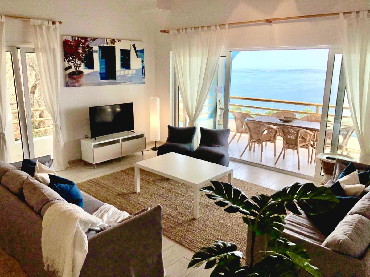 House Tanna Of Villa Intaba Spectacular Sea Views Corfiot Riviera Spartilas Corfu Island Greece Close To Ipsos Beach Spartylas Exterior photo